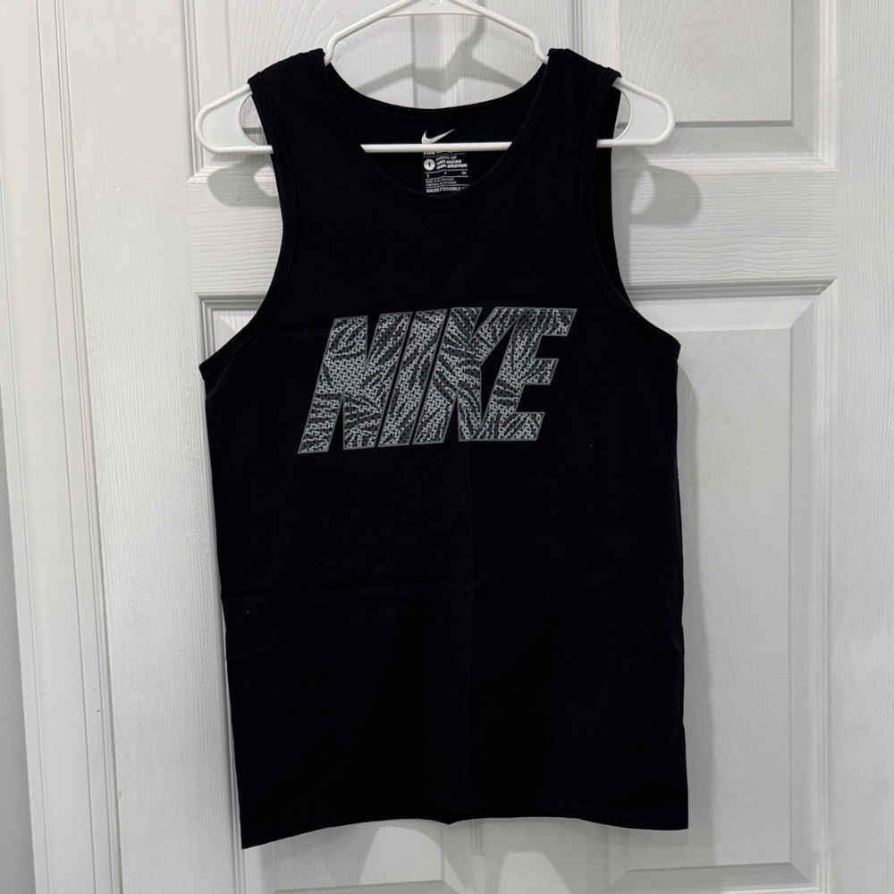 Nike Black Graphic Tank Top